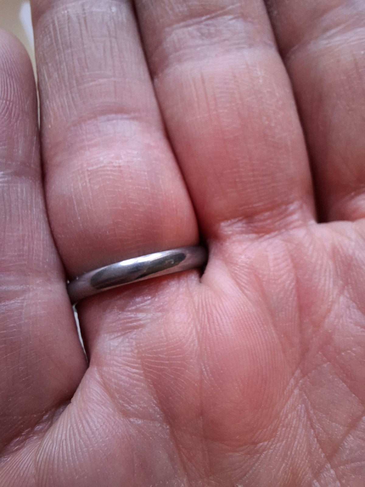 Adjustable stainless steel silver dual teardrop statement ring