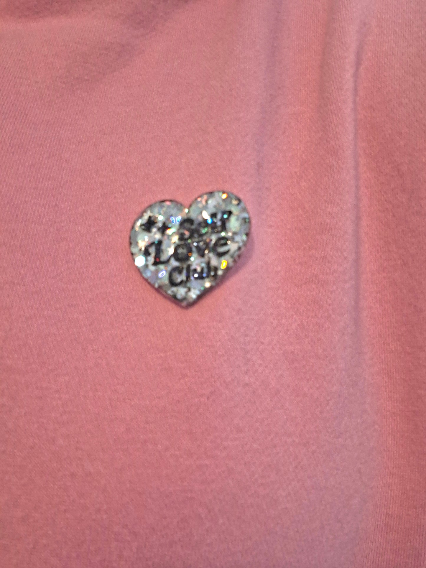 Self love club pin bagde