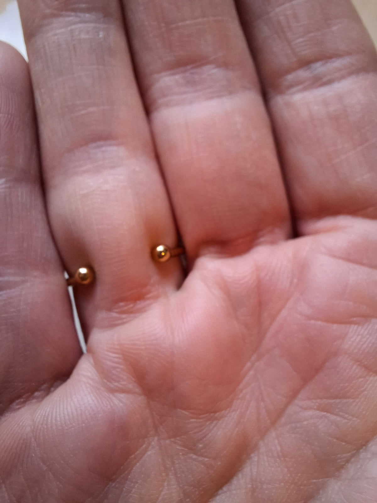 Adjustable stainless steel small teardrop shape ring