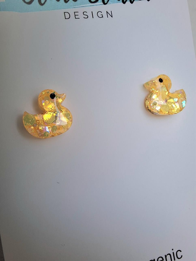 Duck stud earrings (small)