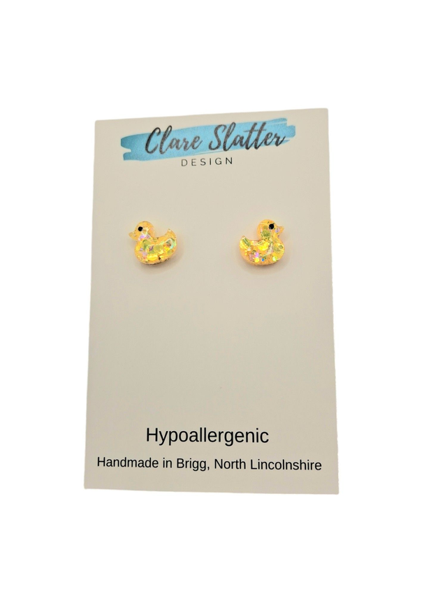 Duck stud earrings (small)
